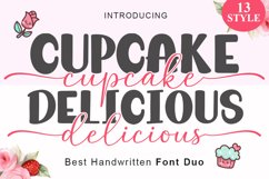 Cupcake Delicious Font Duo 13 Style Product Image 1